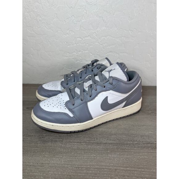 Jordan Other - Air Jordan 1 Low Vintage Stealth Grey White 553560-053 Size 7Y Sneakers